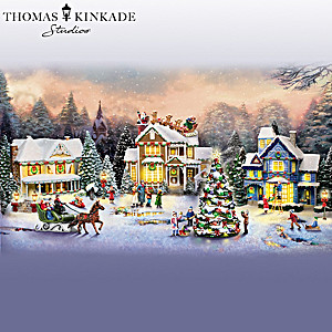 Thomas Kinkade Holiday Village Collection: Lights And Music