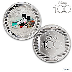 "Disney 100 Years Of Wonder" Silver-Plated Proof Collection