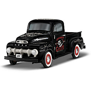 1:36-Scale Ford Truck Sculptures With Johnny Cash Imagery