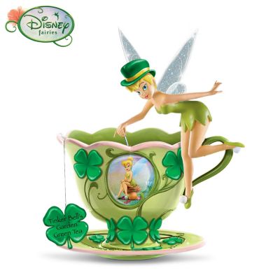 Disney Tinker Bell's Garden Green Tea Figurines