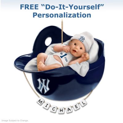 New York Yankees Personalized Baby's First Ornament