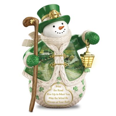 When Irish Eyes Are Smiling Snowman Figurines