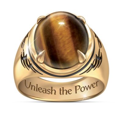tigers eye ring