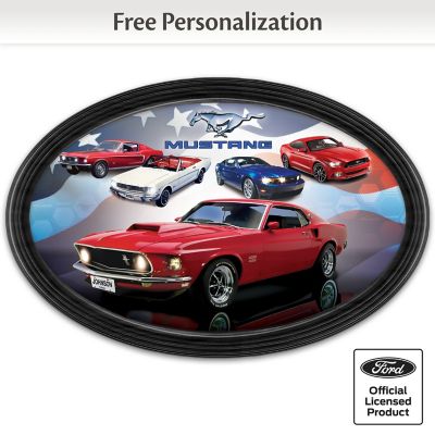 MUSTANG 30th  Anniversary Collectors  Plate W Licensed by  Ford 64 1/2 