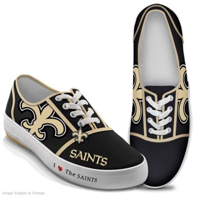 New Orleans Saints Womens Canvas Shoes