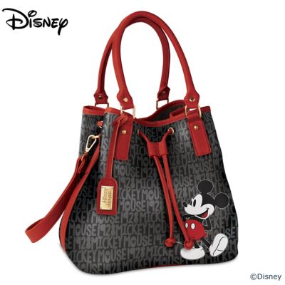 mickey mouse leather bag