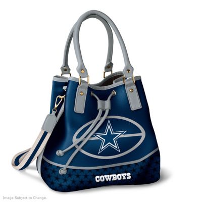 Dallas Cowboys Womens NFL Bucket-Style Handbag