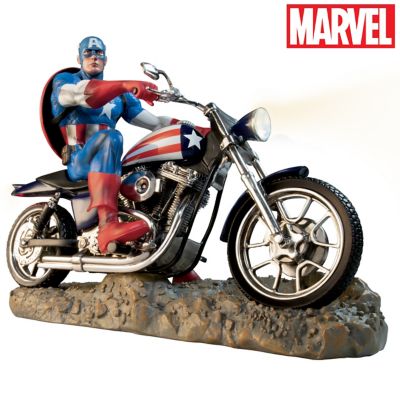 captain america motorcycle toy