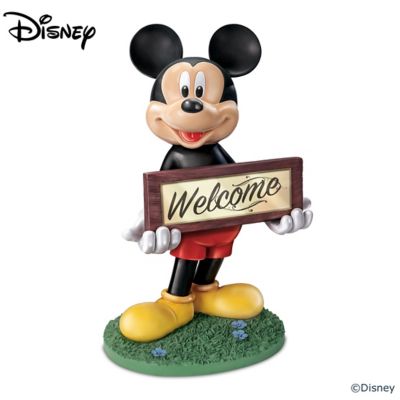 mickey mouse welcome statue