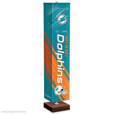 Miami Dolphins Nfl Floor Lamp With Foot, Miami Dolphins Lamp Shade