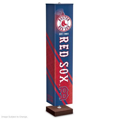 Boston Red Sox Mlb Floor Lamp With Foot, Boston Red Sox Table Lamp