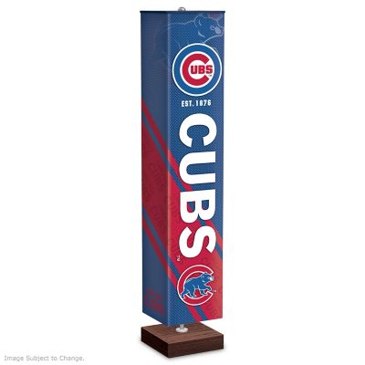 Chicago Cubs Mlb Floor Lamp With Foot, Cubs Baseball Lamp Shade