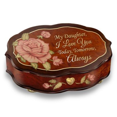Details about   TIN ALLOY RECTANGLE FLOWER MUSIC BOX  ♫ WHAT A WONDERFUL WORLD ♫