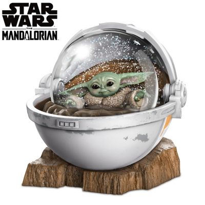 Disney Star Wars Mandalorian Baby Yoda The Child Snow Globe 
