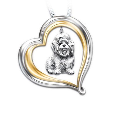 Loyal Companion Dog Lover Shih Tzu Pendant Necklace Gift Idea