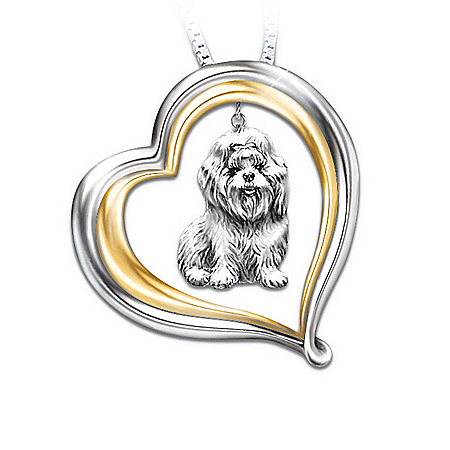 Loyal Companion Dog Lover Shih Tzu Pendant Necklace Gift Idea