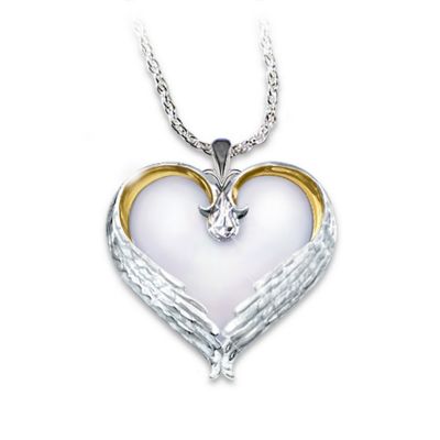 Forever In My Heart Sterling Silver Heart Shaped Pendant Necklace Sympathy Gift