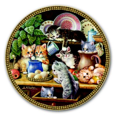 Kitchen Capers Cat Collector Plate