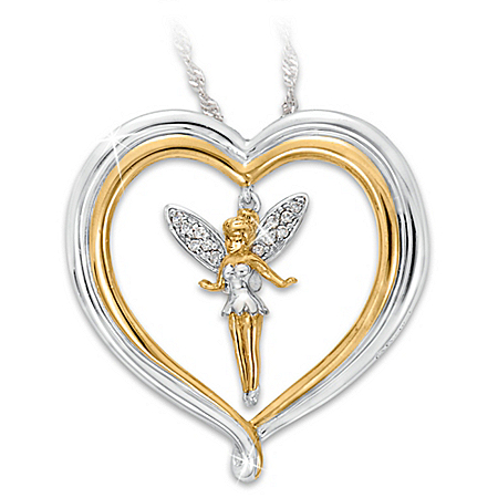 Tinker Bell Believe Pendant Necklace: Disney Jewelry