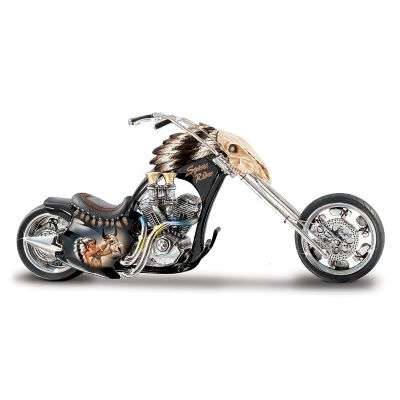 Spirit Rider Native American Style Collectible Motorcycle Figurine