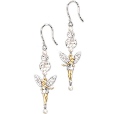 Tinker Bell Dazzle Beaded Dangle Earrings: Jewelry Gift