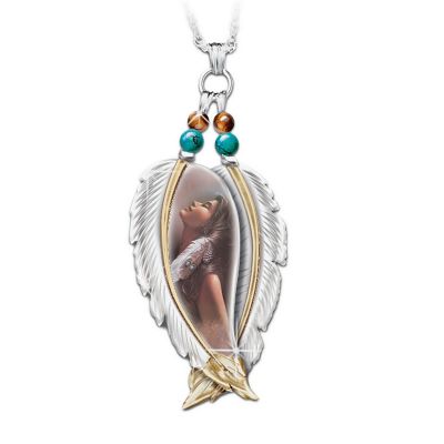 Lee Bogle Serenity's Promise Sterling Silver Pendant Necklace