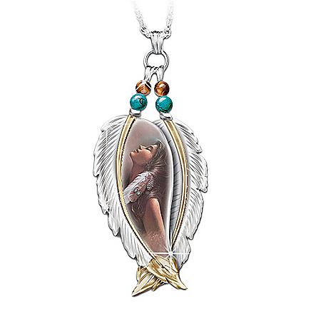 Lee Bogle Serenity's Promise Sterling Silver Pendant Necklace