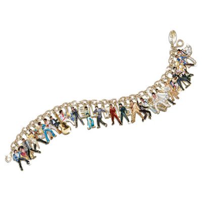 Ultimate Elvis Charm Bracelet: Elvis Presley Jewelry Gift