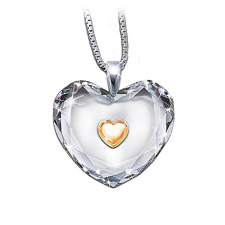 Dear Daughter, Heart Of Gold Pendant Necklace: Daughter Keepsake Jewelry Gift