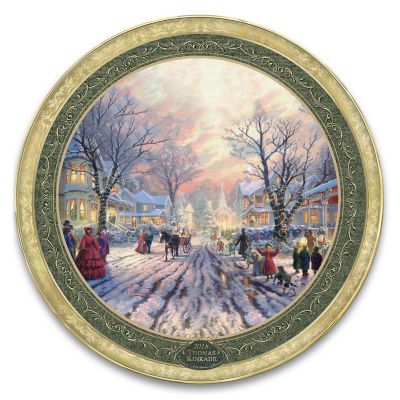 Thomas Kinkade A Victorian Christmas Carol Collector Plate