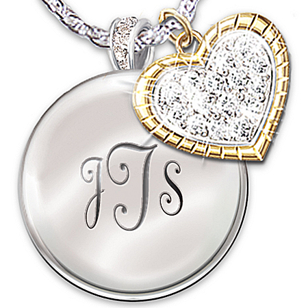 My Blessed Daughter Personalized Pendant Necklace: Engraved Jewelry Daughter Gift