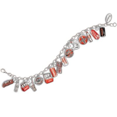 The Ultimate COCA-COLA Through The Years Charm Bracelet