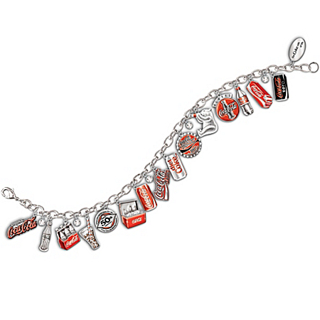 The Ultimate COCA-COLA Through The Years Charm Bracelet