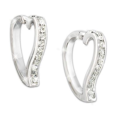 Love In My Heart Diamond Earrings: Romantic Gift For Her