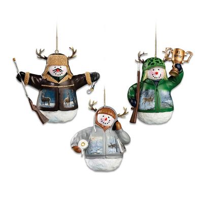 Deer Snowman Ornaments