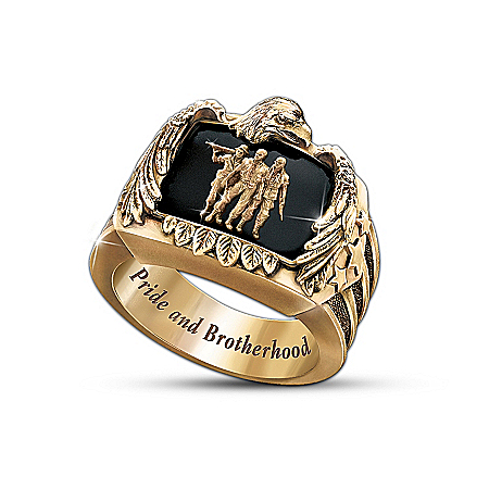 The Veterans Pride And Brotherhood Mens Ring
