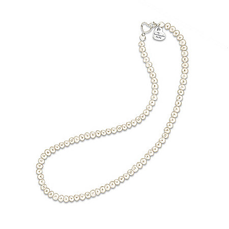 Grandma's Pearls Of Wisdom: Genuine Cultured Freshwater Pearl Necklace For Granddaughter