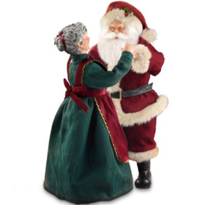 Thomas Kinkade Musical Santa Claus Christmas Figurine: Santa's Christmas Dance