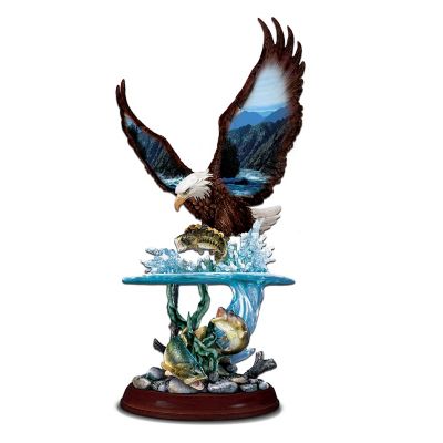 Swift Fury Eagle And Bass Figurine