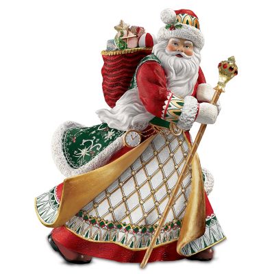 Precious Treasure Heirloom Santa Claus Figurine Inspired By Peter Carl Faberge