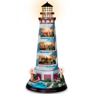 Thomas Kinkade's Masterpiece Tower Of Light Lighthouse Sculpture