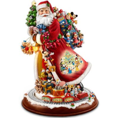 Disney Santa Claus Christmas Tabletop Figurine: Santa's Timeless Disney Treasures