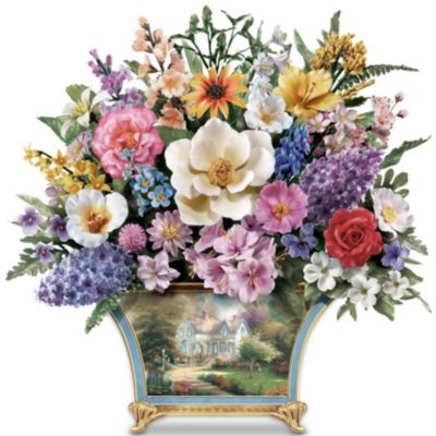 Thomas Kinkade All American 50-State Artificial Flower Bouquet