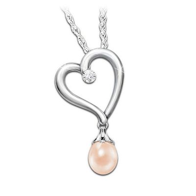 In Style Every Day Cultured Pearl And Diamond Necklace With Interchangable Cultured Pearls