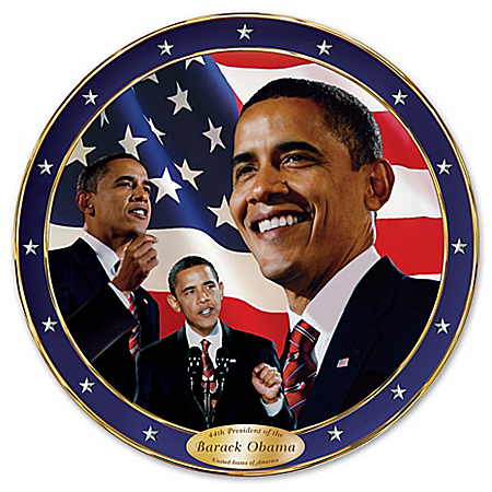 Yes We Can Barack Obama Commemorative Collector Plate