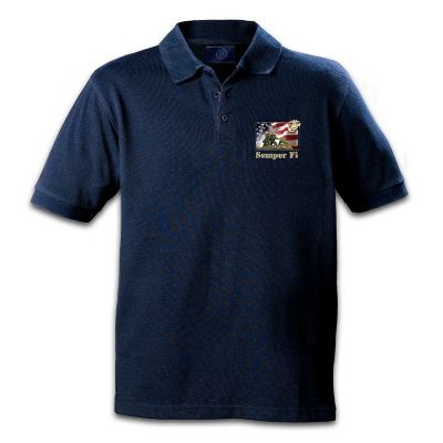 United States Marine Corps Semper Fi Embroidered Polo Shirt