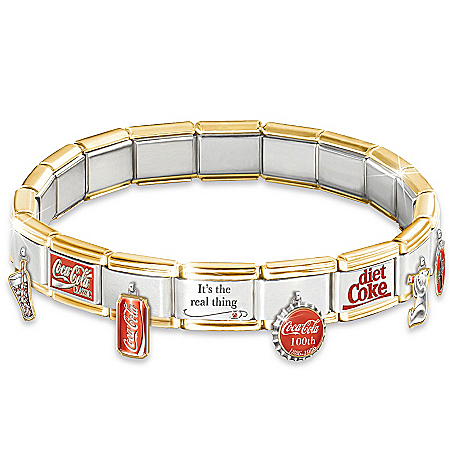 COCA-COLA Ultimate Italian Charm Bracelet