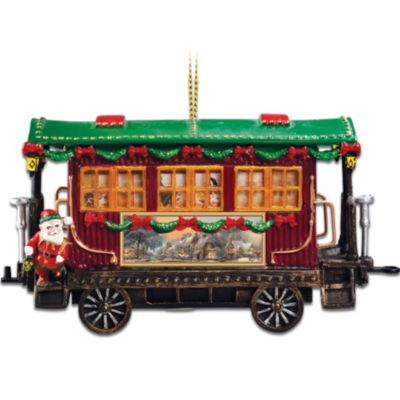 Thomas Kinkade Christmas Express Ornament: To The North Pole We Go