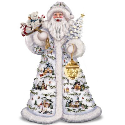 Thomas Kinkade Father Christmas Santa Claus Figurine