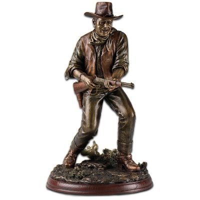 The John Wayne Lawman Bronze-Toned Sculpture